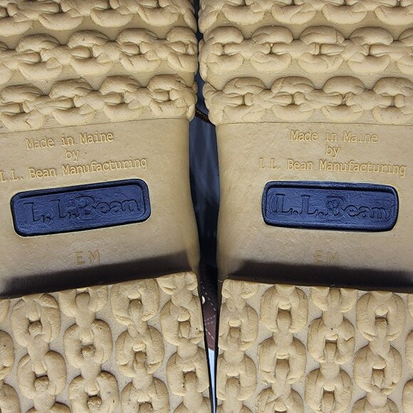 LL Bean Womens 9 Brown Boots Made In The USA Outdoors Rain Casual Workwear - Picture 10 of 10